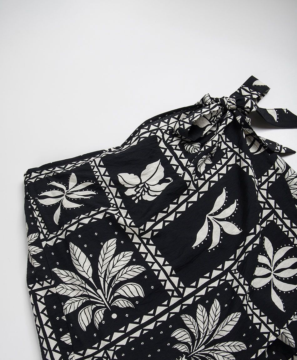 Mini pollera mujer short lazo