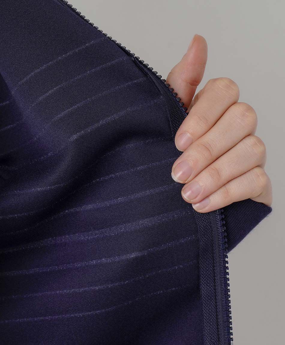 Campera mujer lineas crop