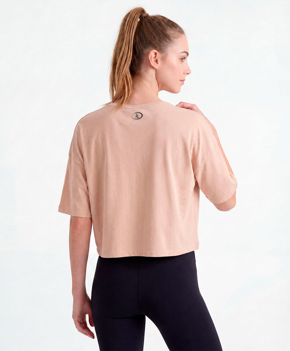 Remera deportiva mujer iconic crop