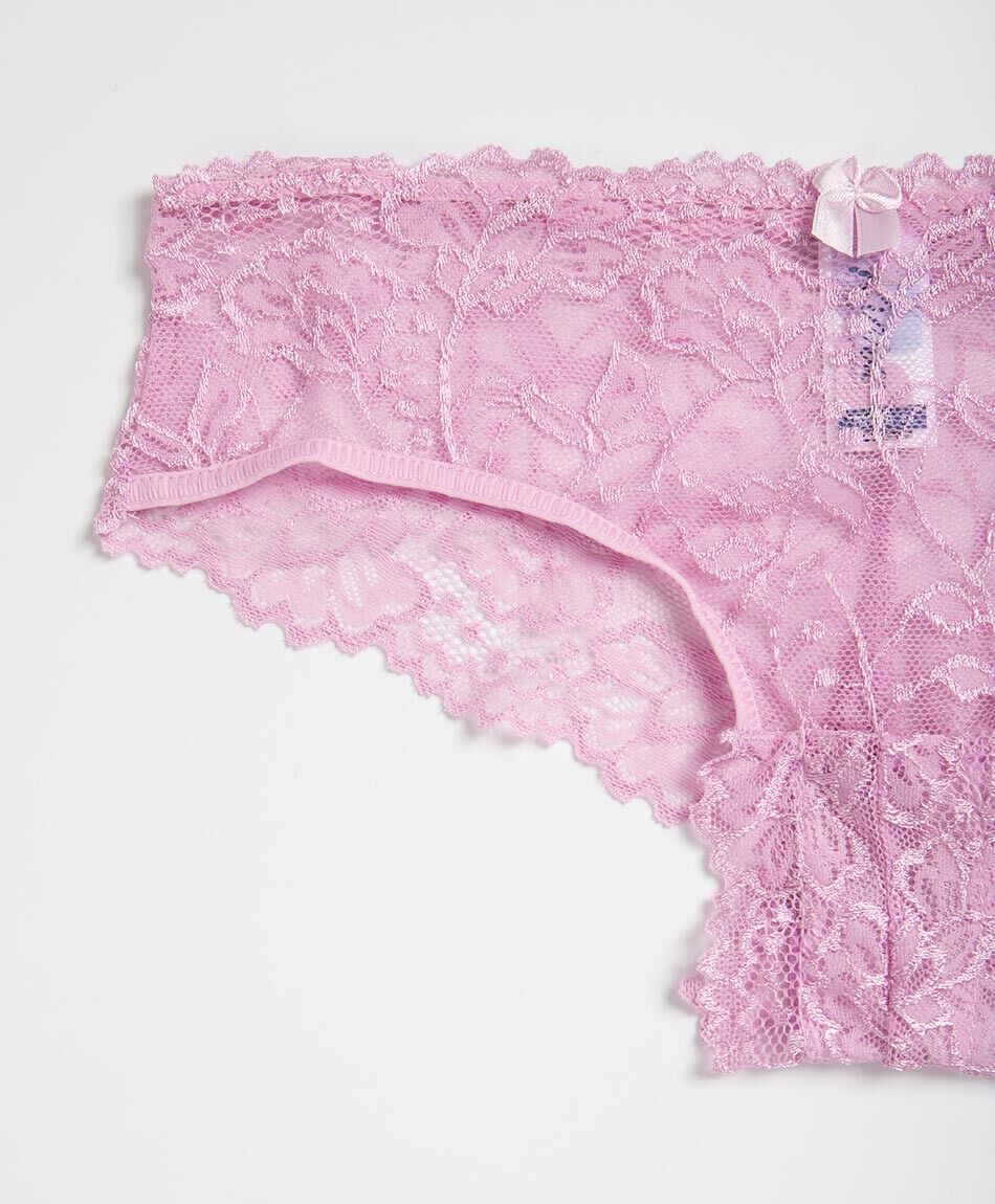 Pantaleta mujer colores encajes