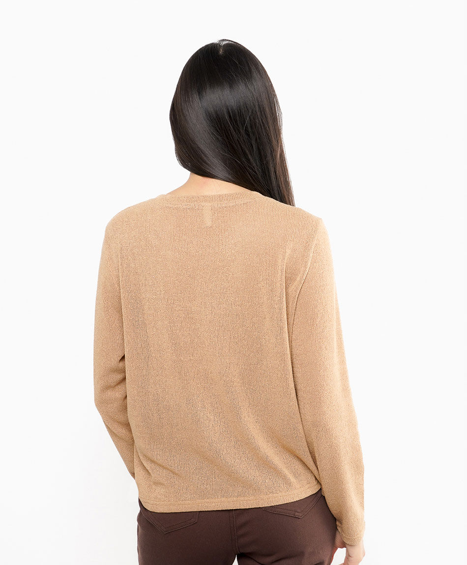 Remera mujer tejido jersey