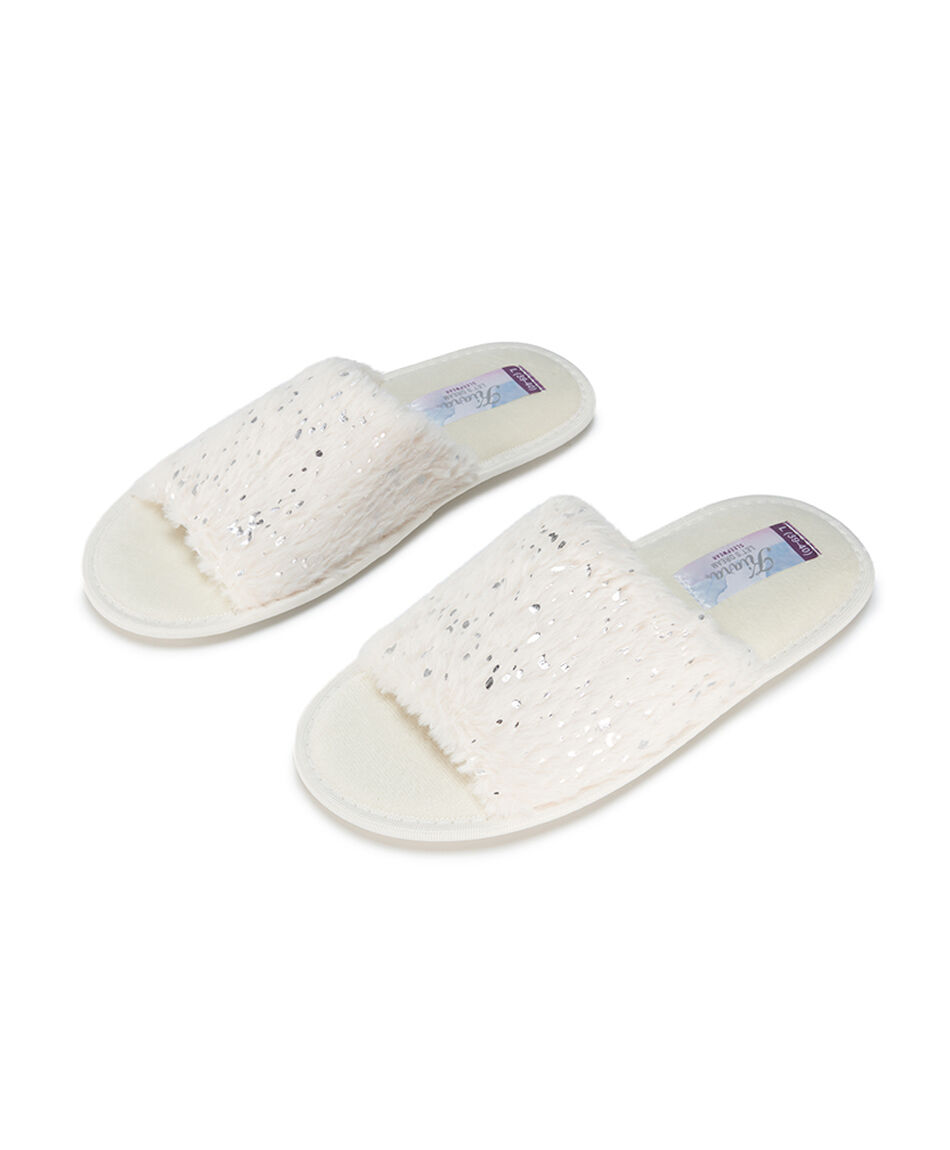 Pantufla mujer brillos sin punta