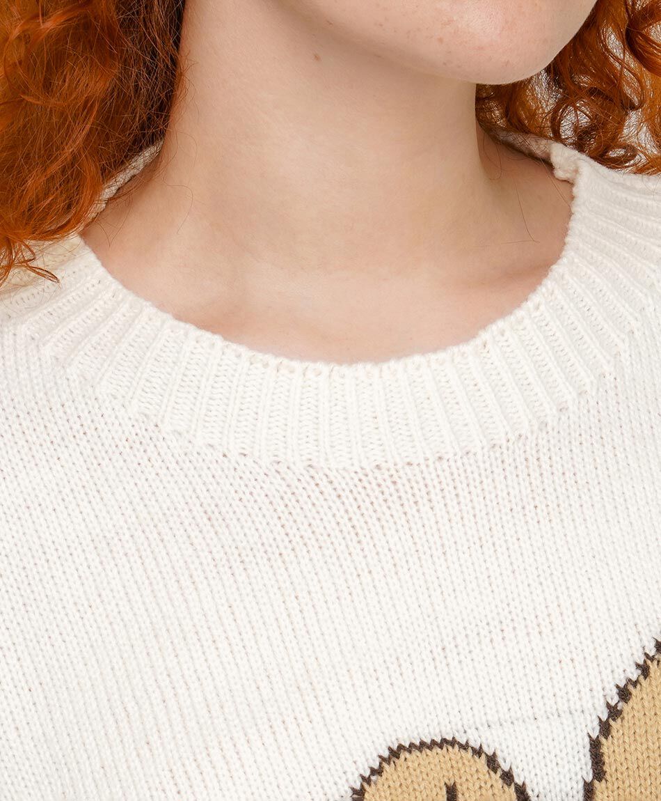 Sweater mujer jacquard bordado rabbit