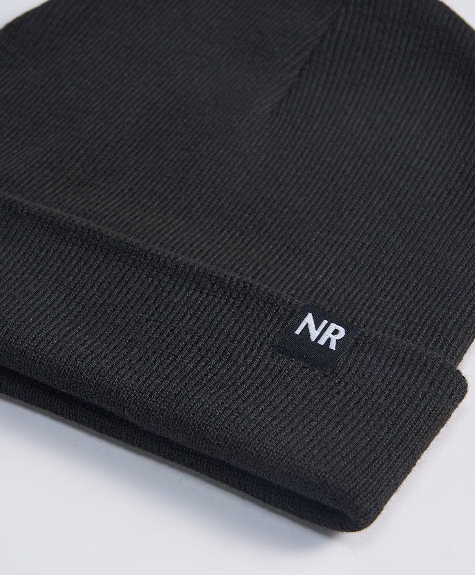 Gorra hombre tejido negro