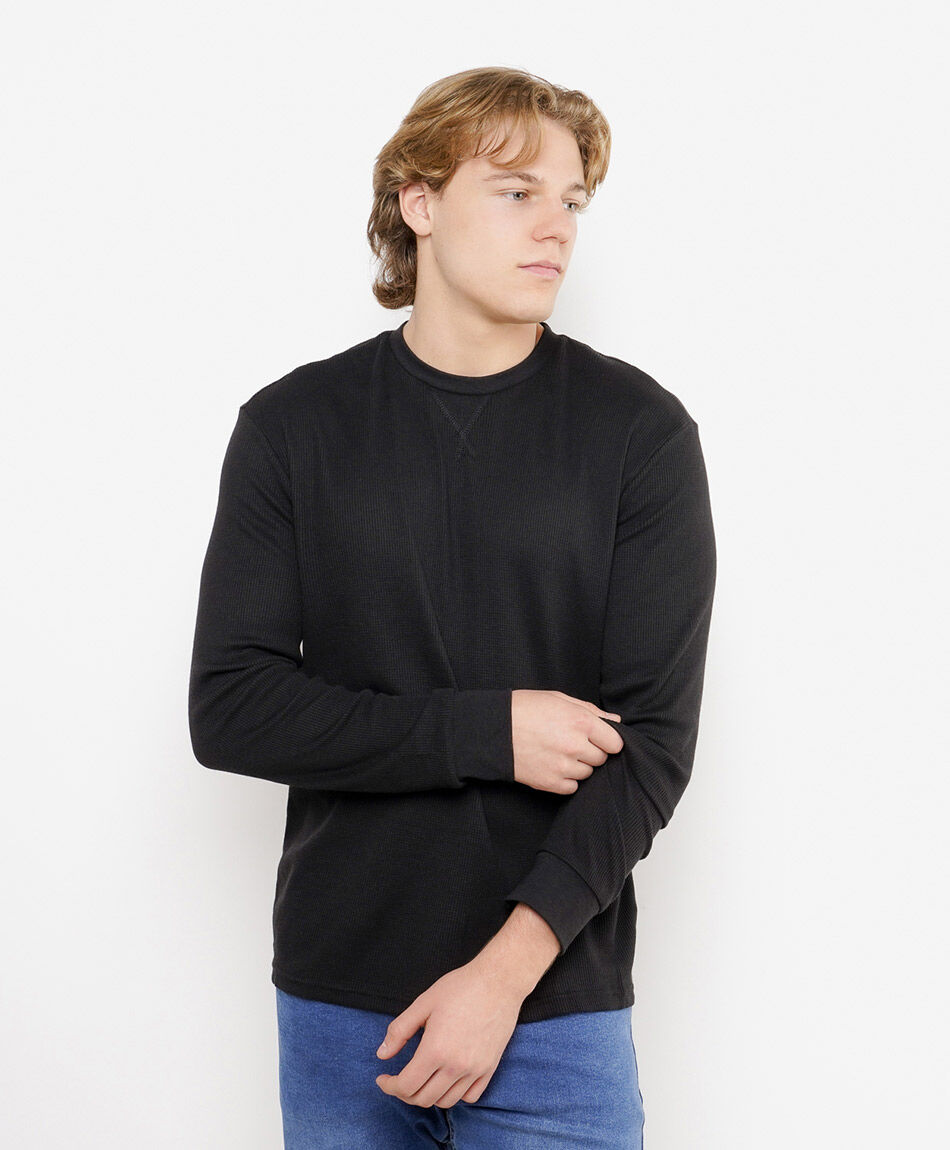 Polera hombre texturizada