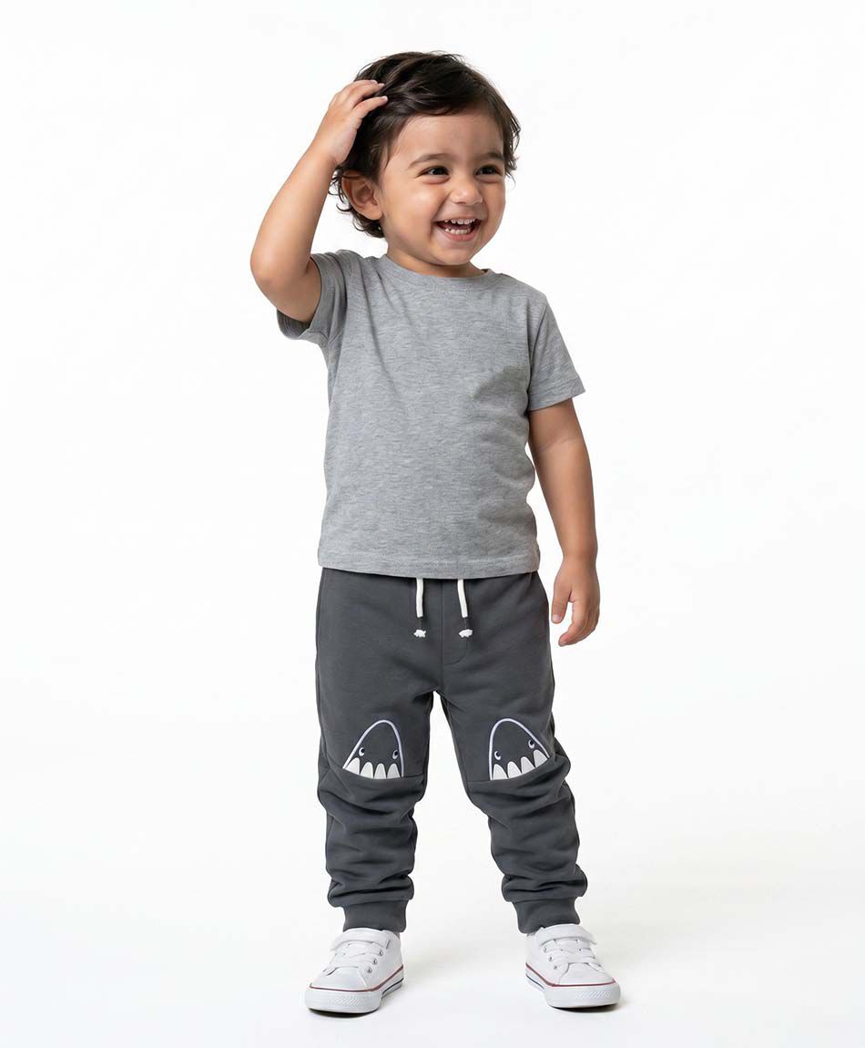 Pantal&oacute;n buzo beb&eacute; tiburones