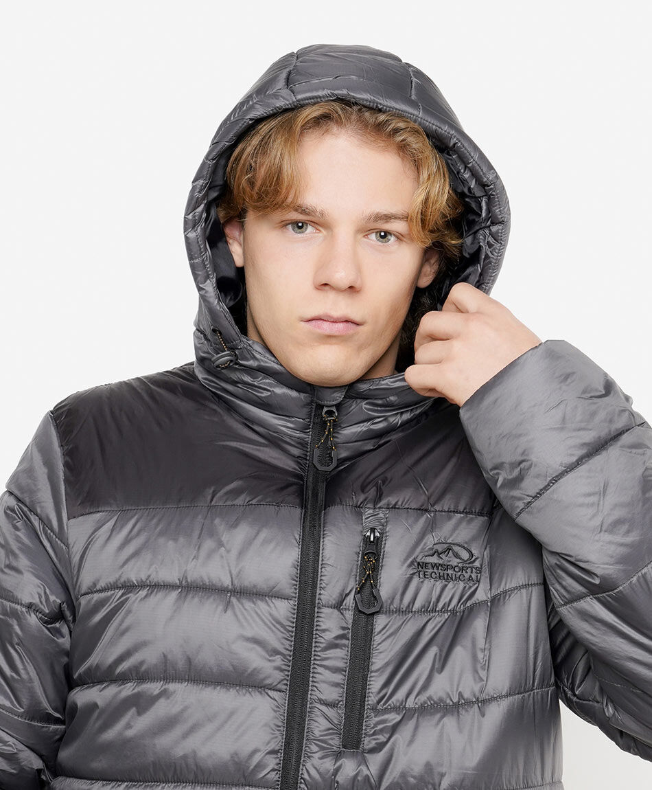 Parka deportiva hombre costuras