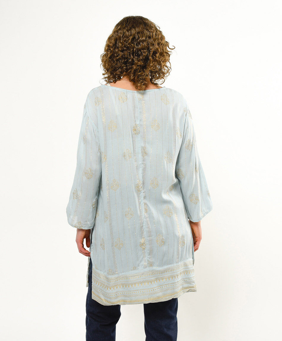 Camisa mujer t&uacute;nica lurex