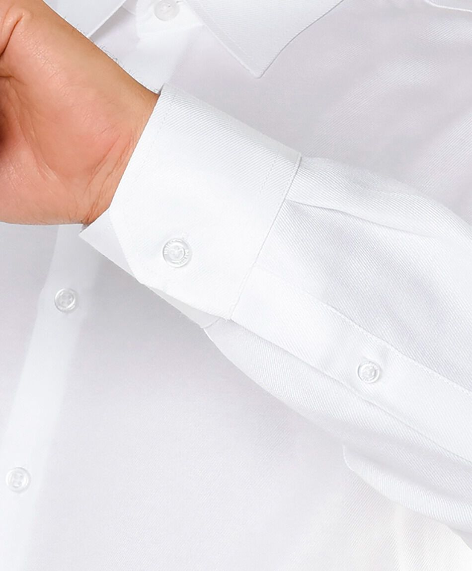 Camisa hombre blanca manga larga