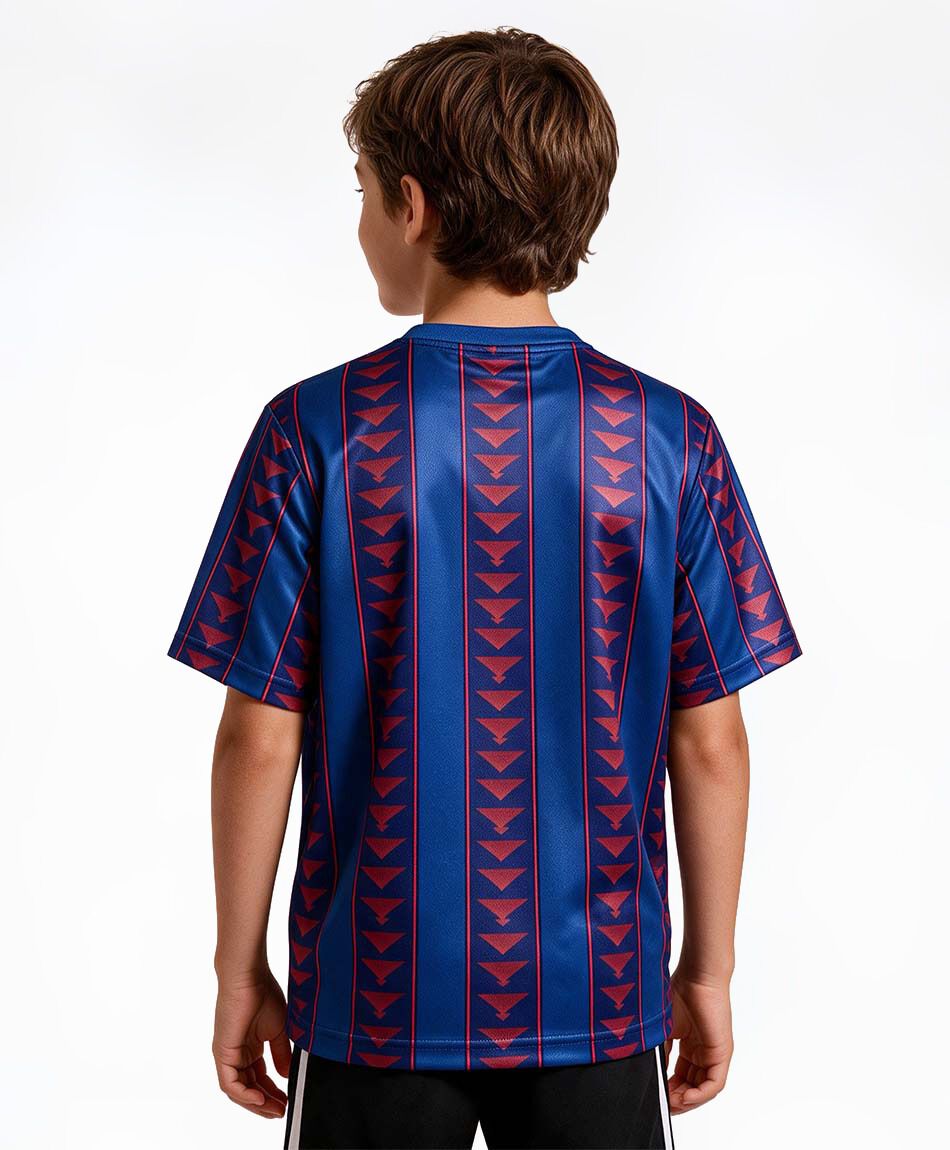 Remera ni&ntilde;o f&uacute;tbol barcelona
