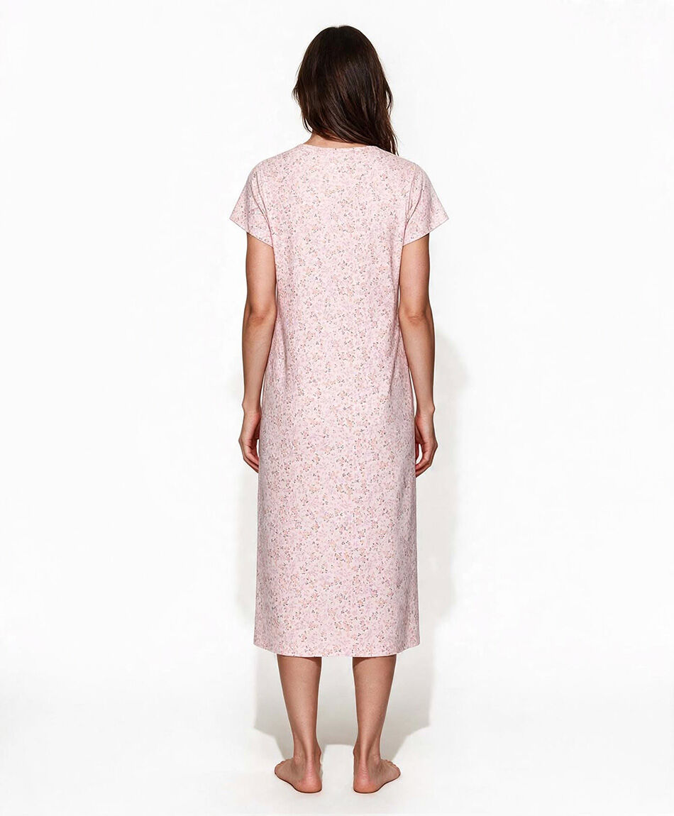 Camison mujer florcitas pink