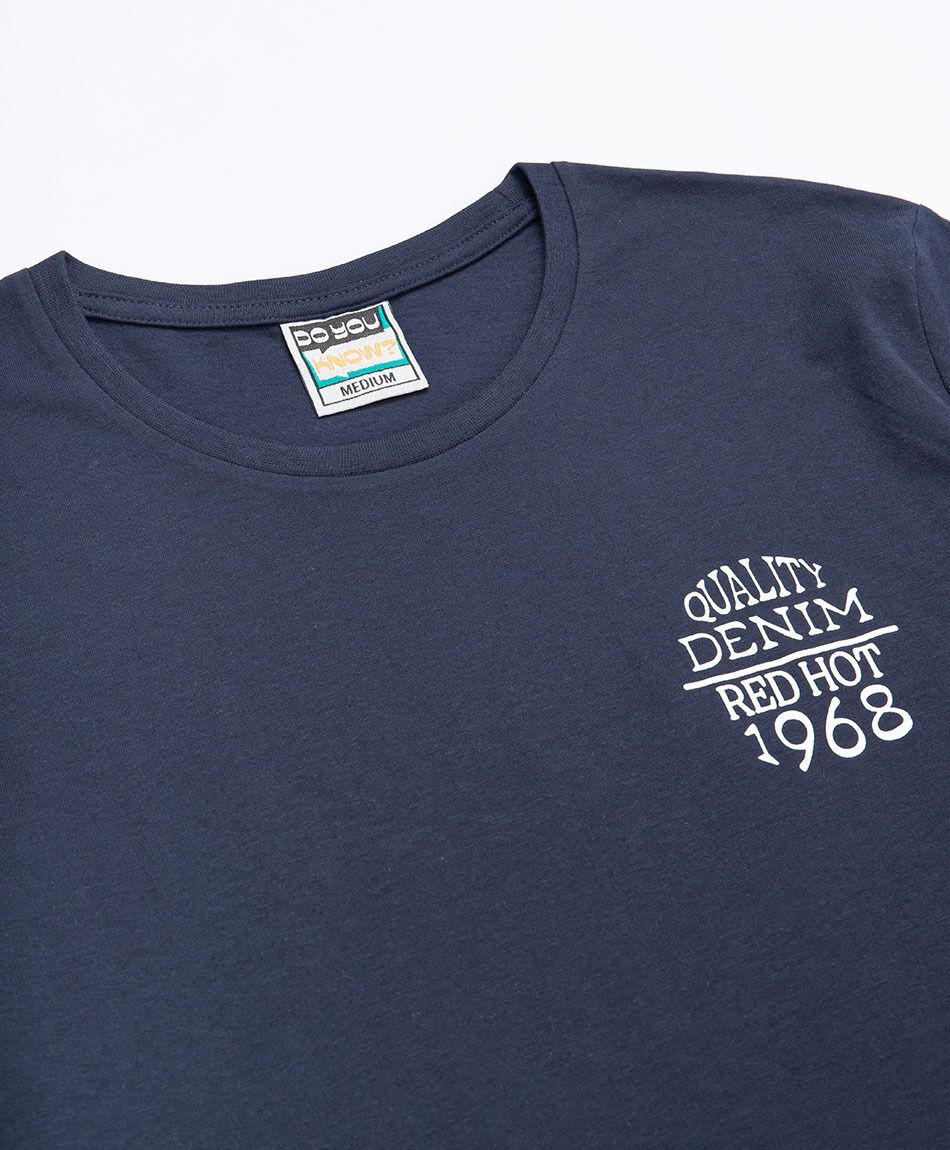 Remera hombre estampado blue 1968