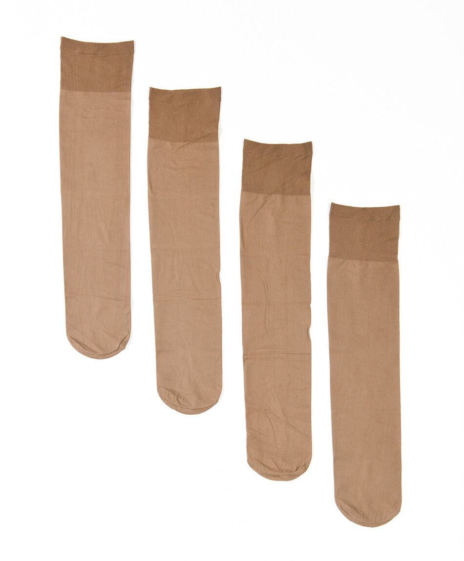 Pack 2 mini media mujer caramel&nbsp;40 denier