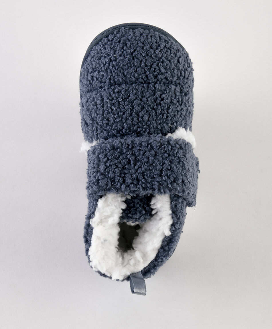 Pantufla infantil (23 a 29) azul chiporro