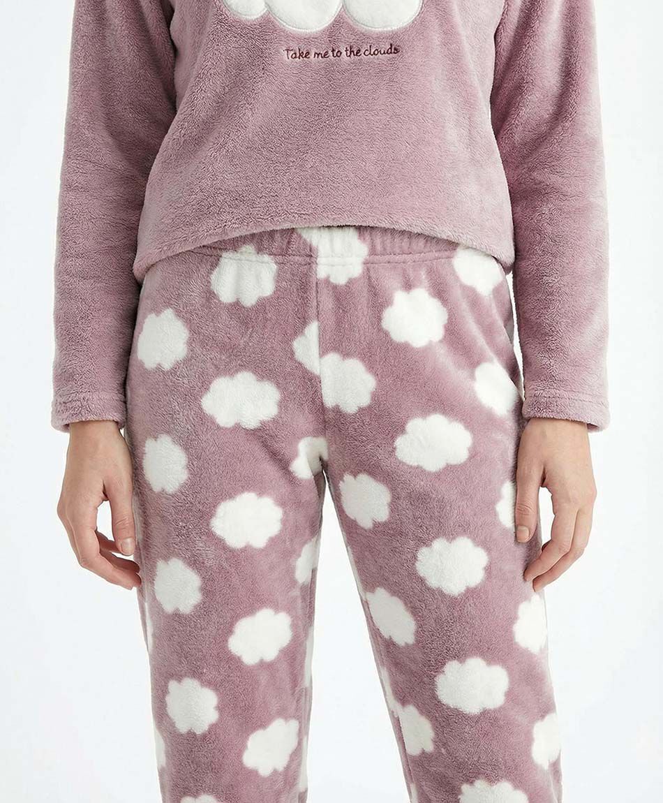 Pijama mujer coral nube