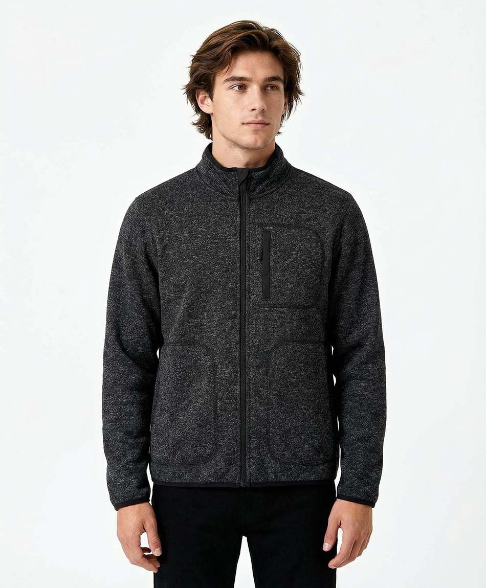 Campera hombre forrada con coral fleece