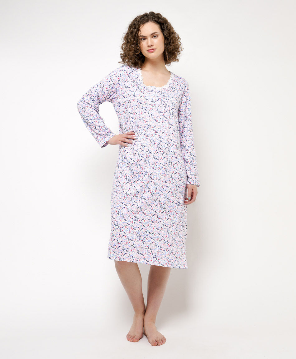 Camison de dormir floreada