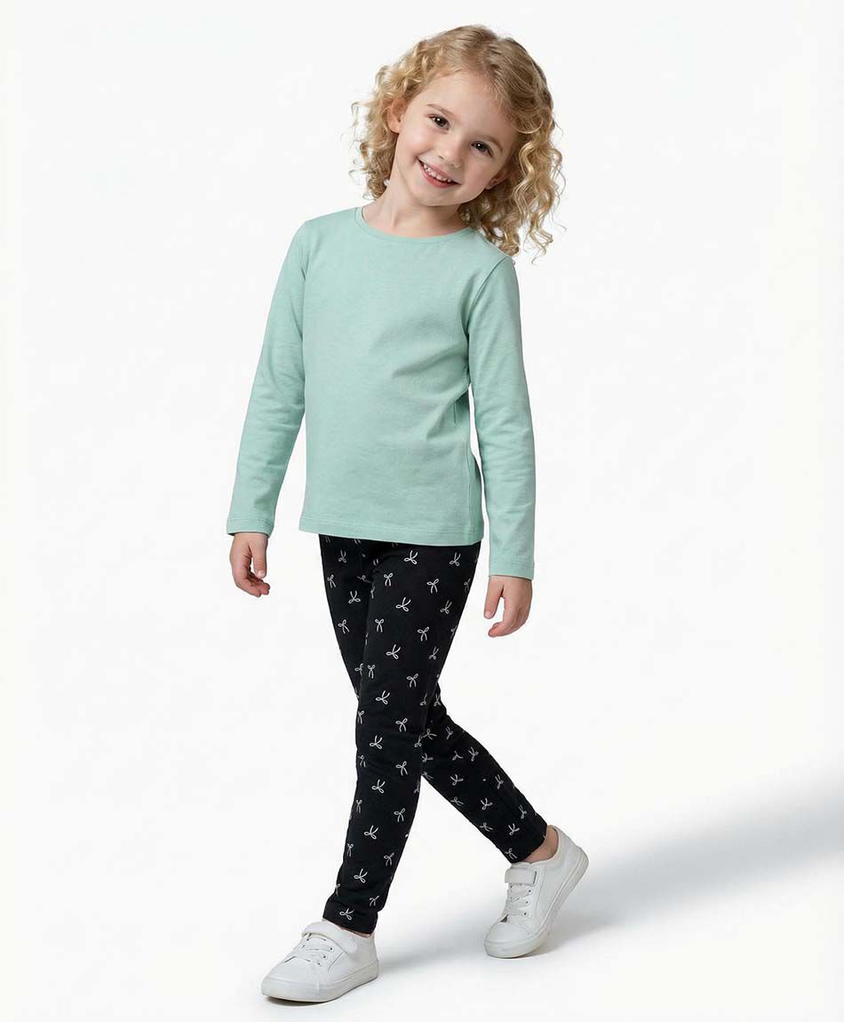 Leggins ni&ntilde;a fur cintas