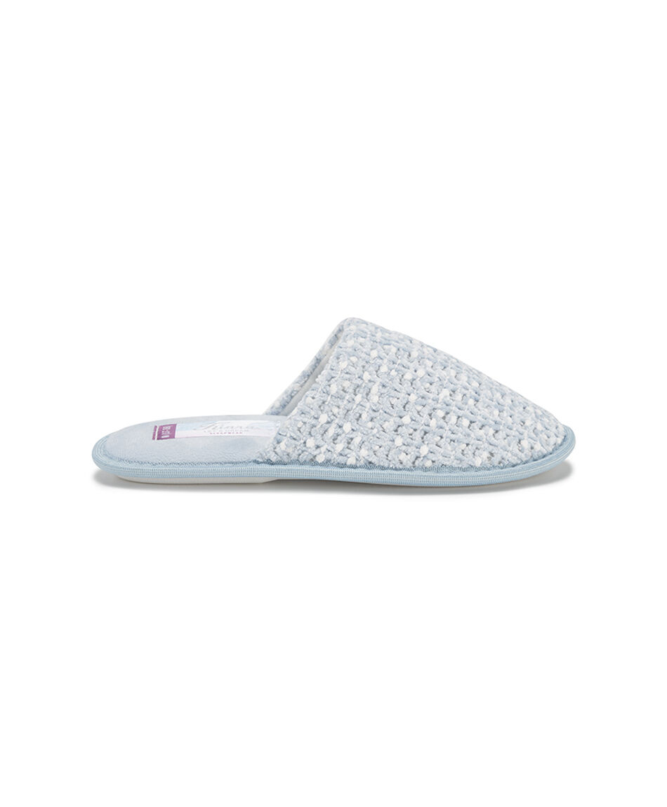 Pantufla mujer jaspeada chenille