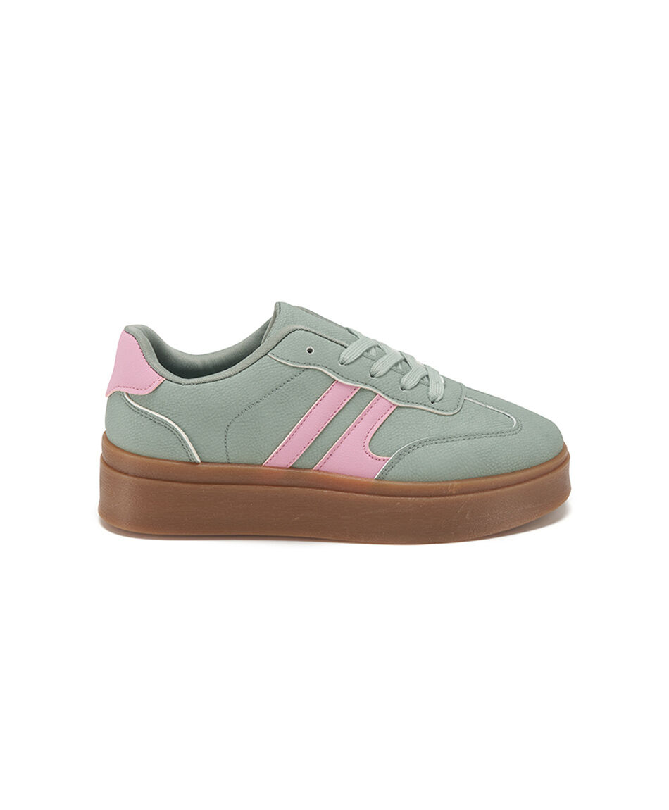 Zapatilla mujer vintage mint