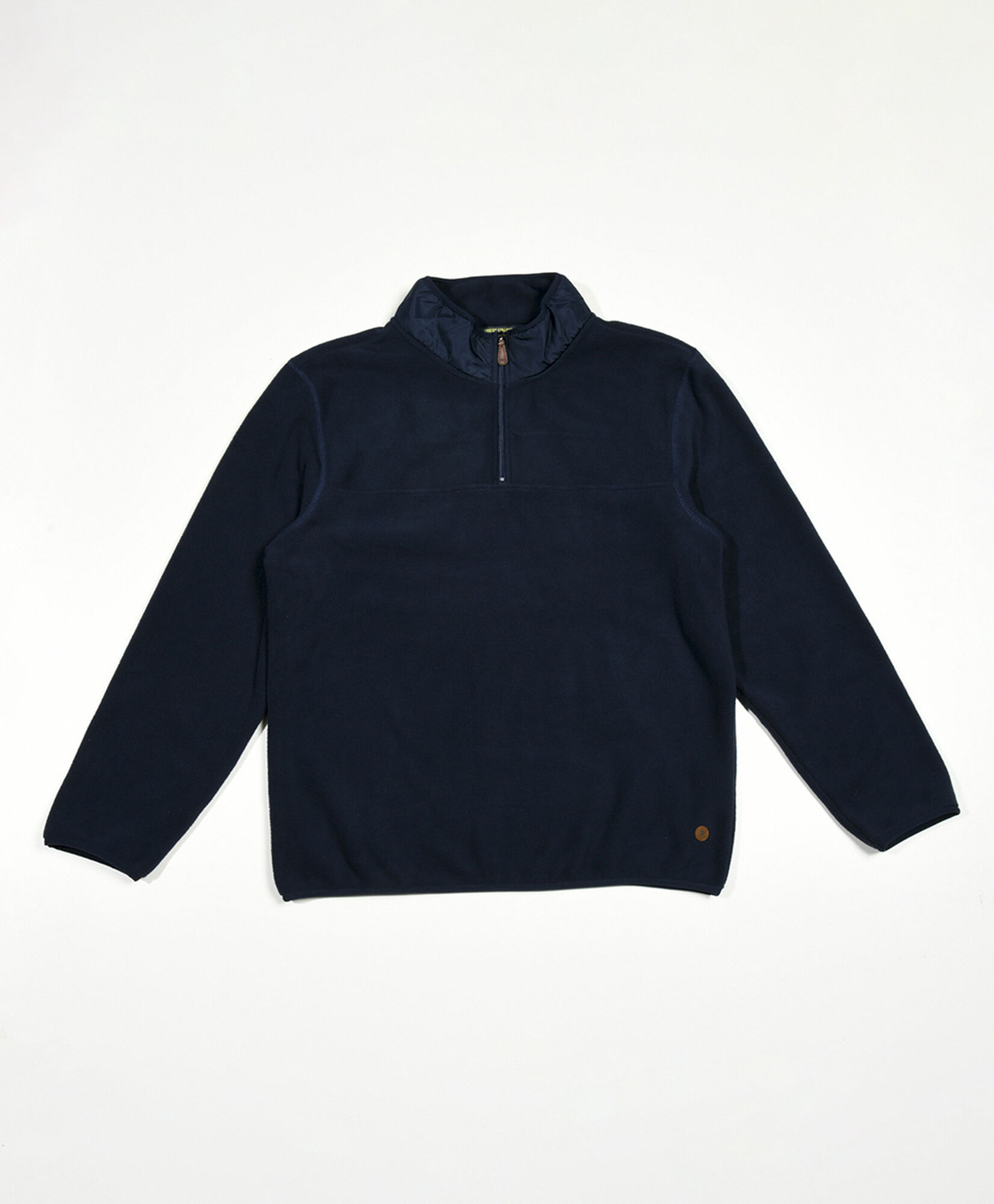 286404 Polar escolar medio cierre azul - TRICOT