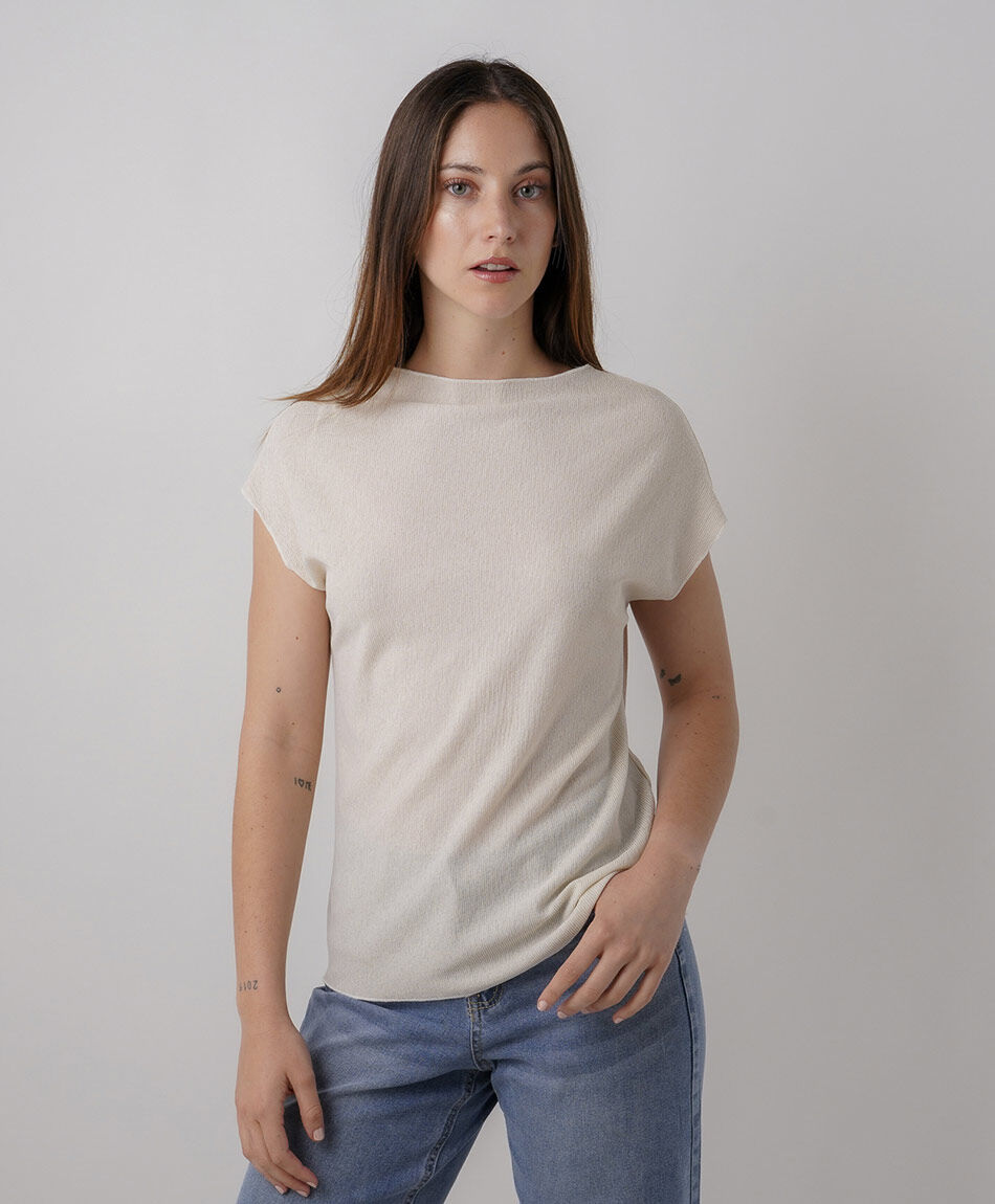 Remera mujer brillante