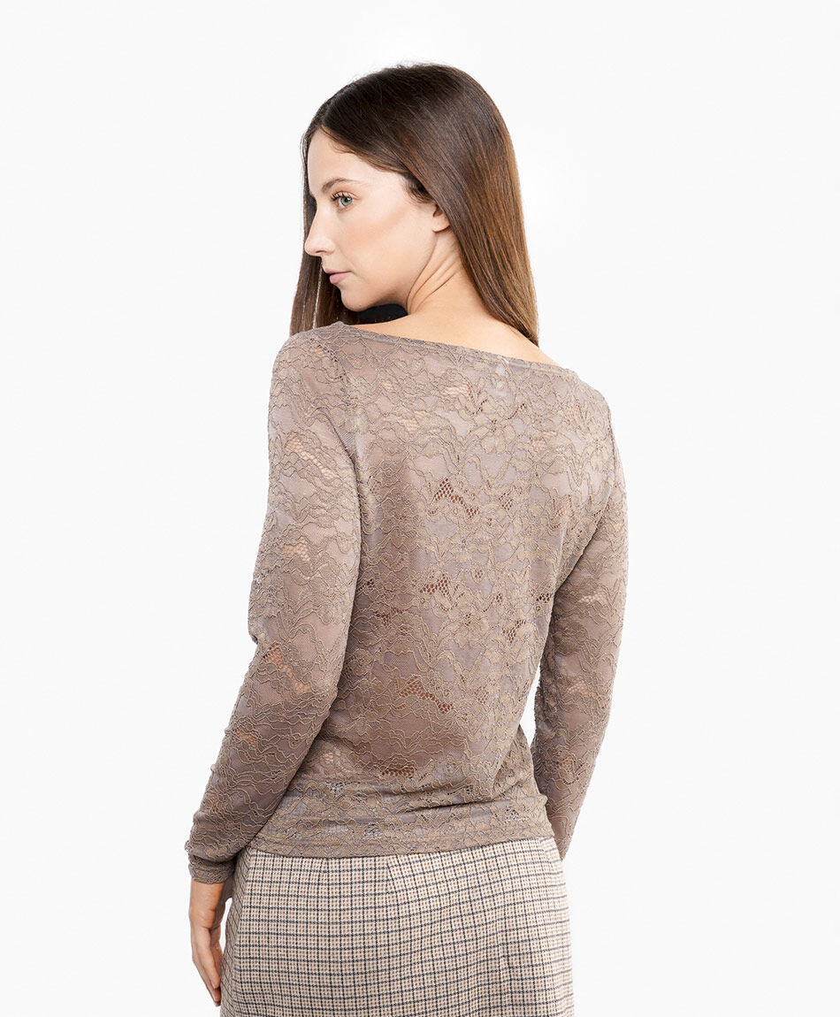 Remera mujer lace spandex