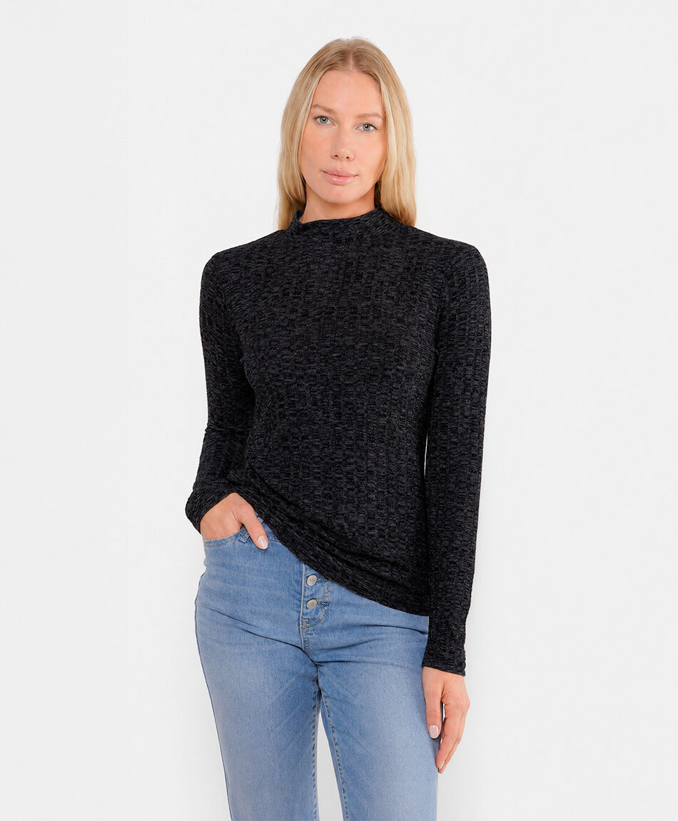 Remera mujer canal&eacute; lanoso