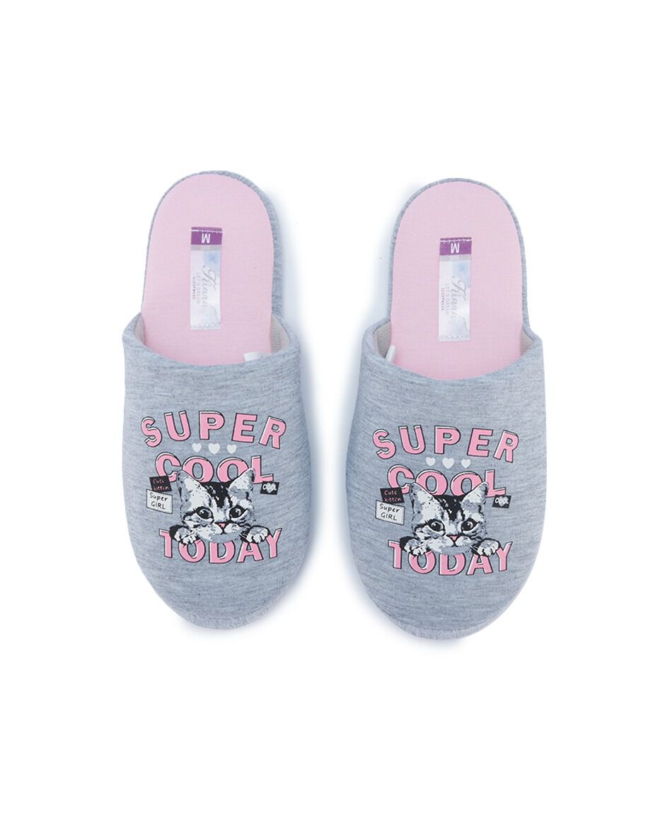 Pantuflas mujer cat super cool