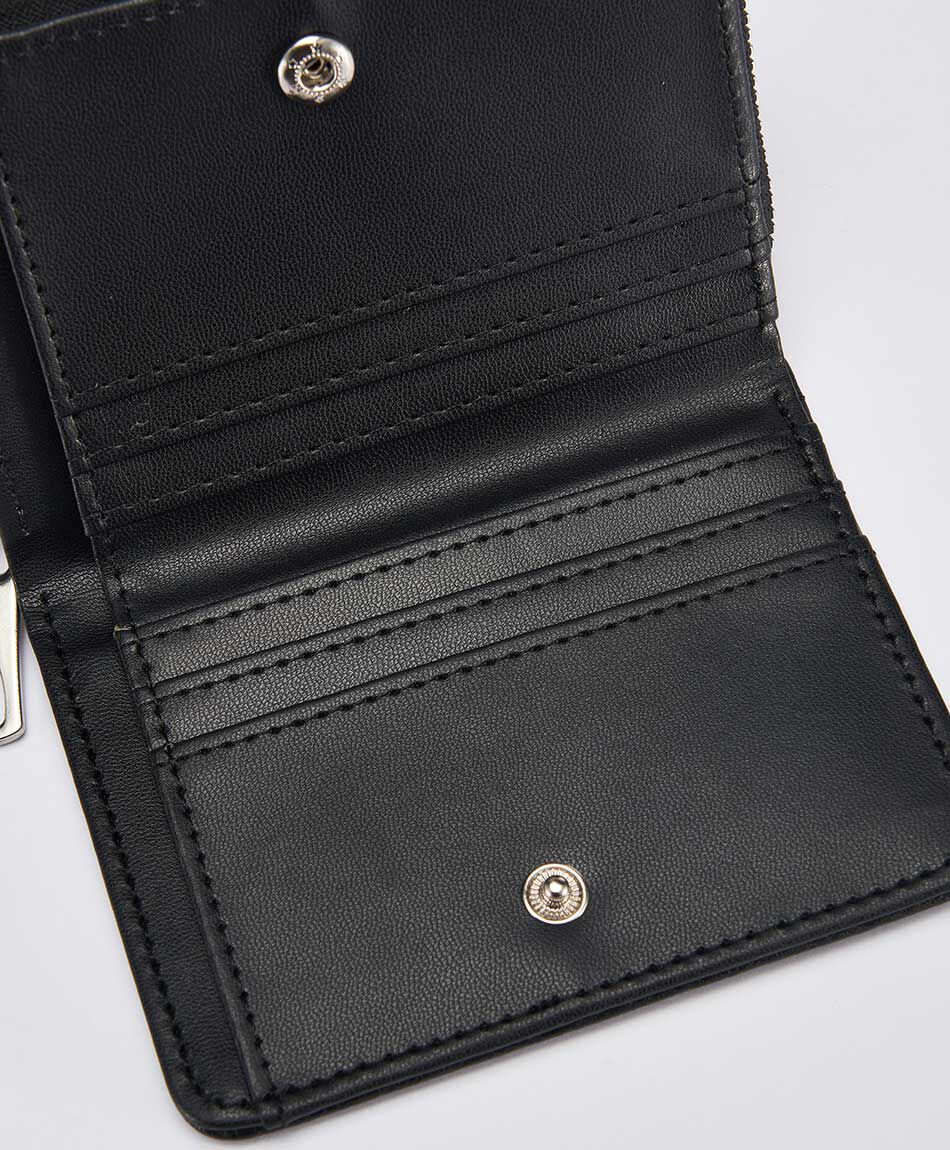 Billetera mujer techas negra