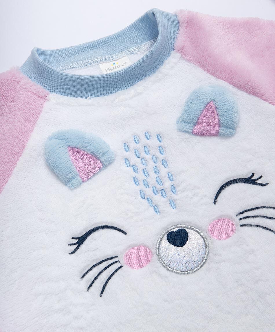 Pijama beb&eacute; gatito patitas