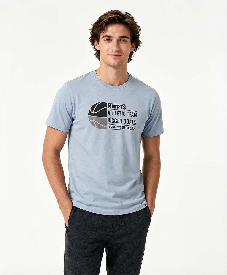 Remera deportiva hombre netball