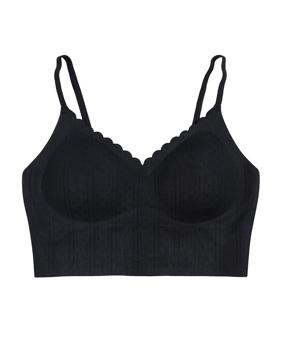Bralette mujer seamless jacquard