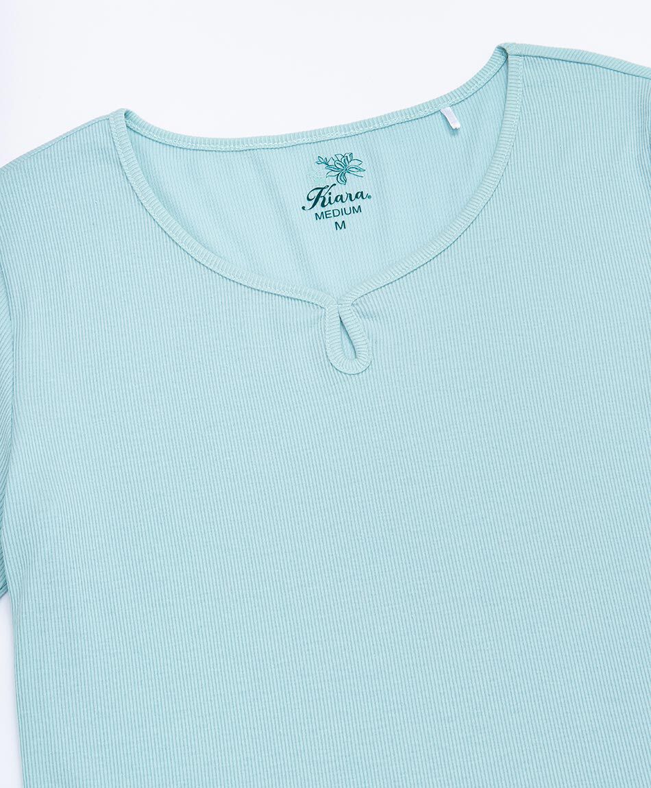 Pijama mujer algod&oacute;n floreado