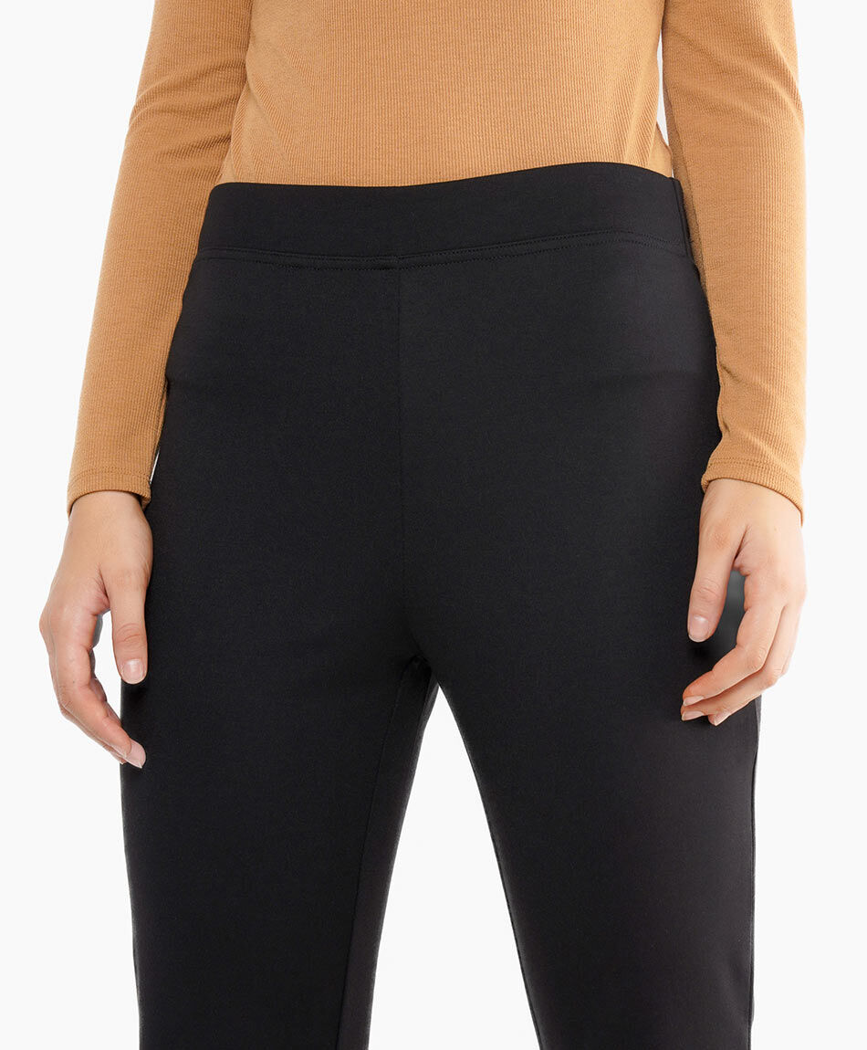 Pantal&oacute;n mujer textura ligera flare