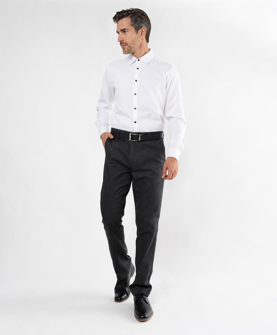 Pantal&oacute;n hombre cl&aacute;sico negro