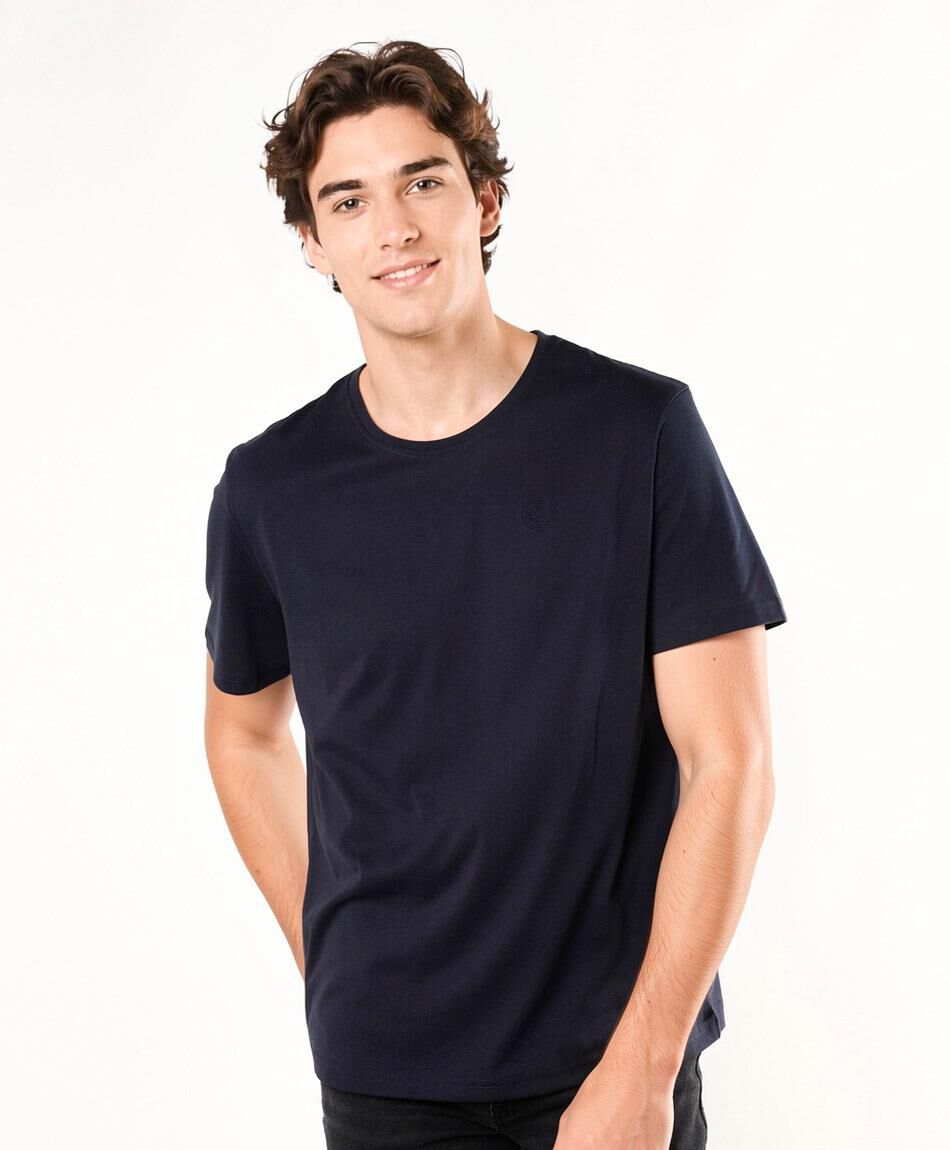 Remera hombre b&aacute;sica lisa