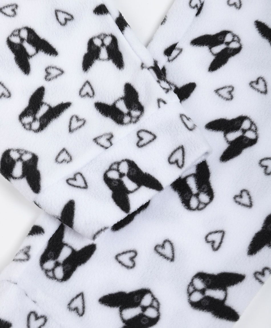 Pack pijama + calcetines mujer polar perrito
