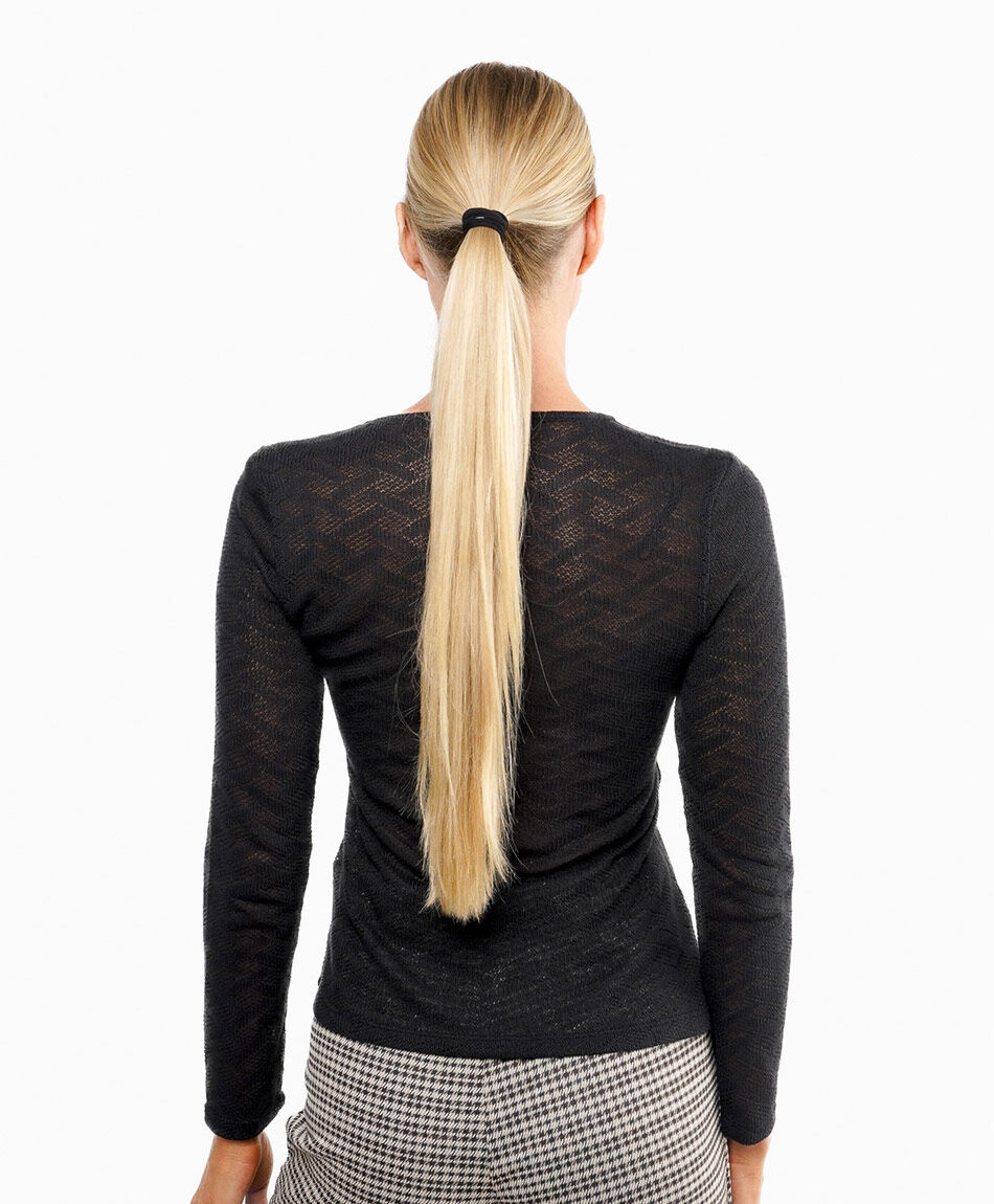 Remera mujer ligera texturizada