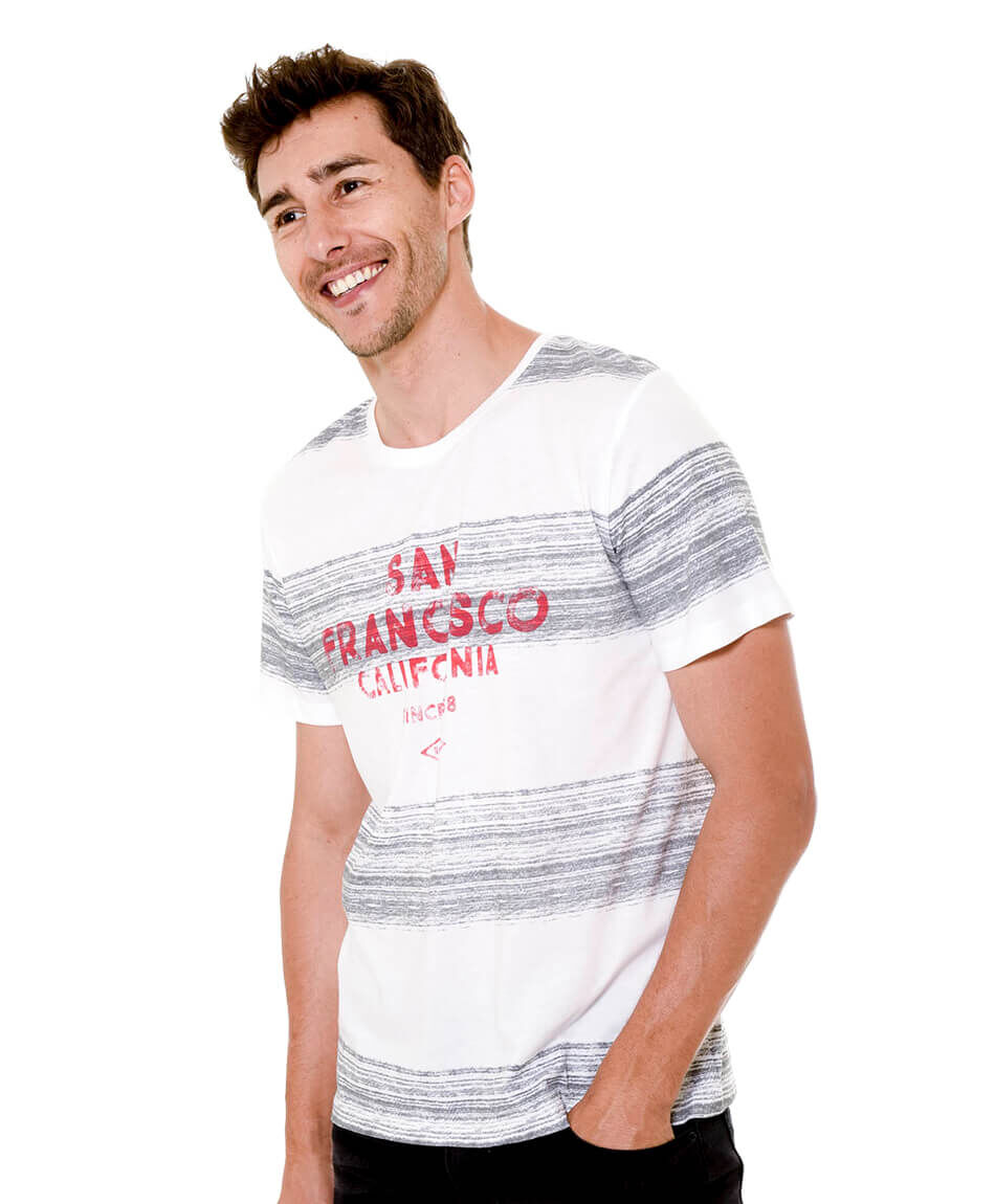 Polera fashion rayas