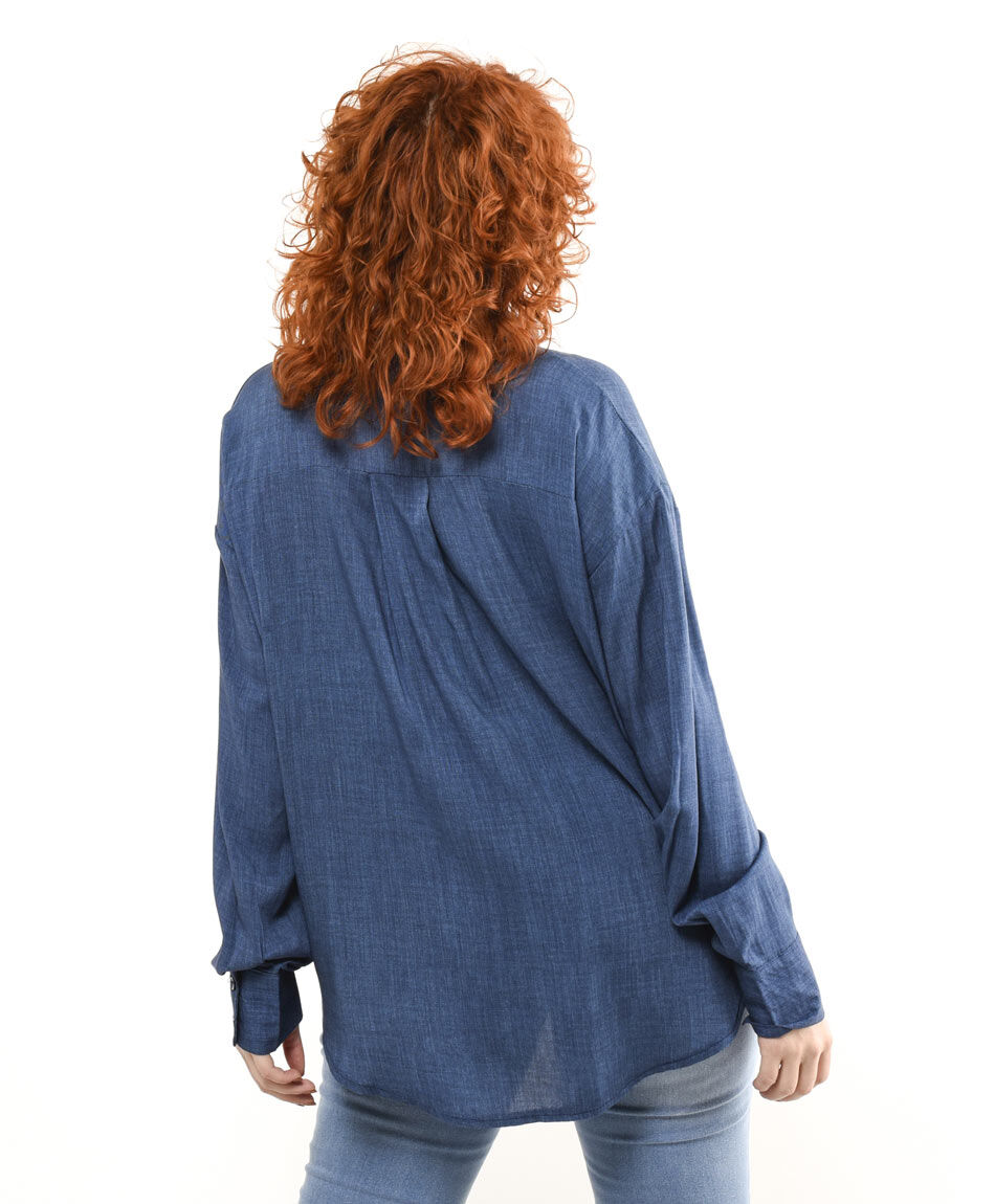 Camisa mujer camisera denim