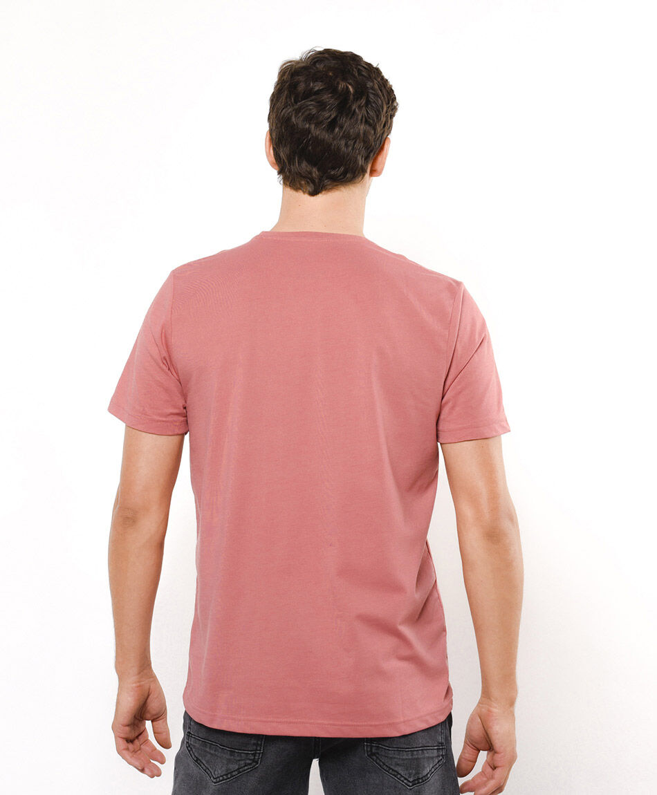 Remera hombre bolsillo frase