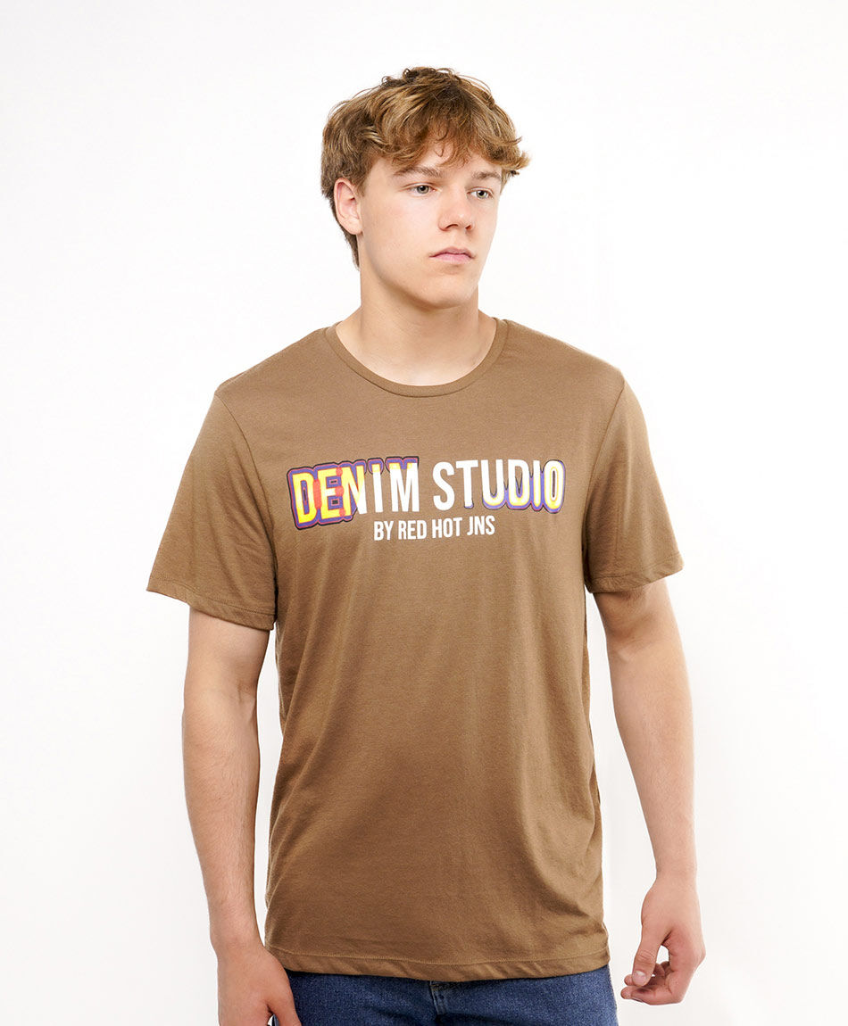 Remera hombre estampada denim studio