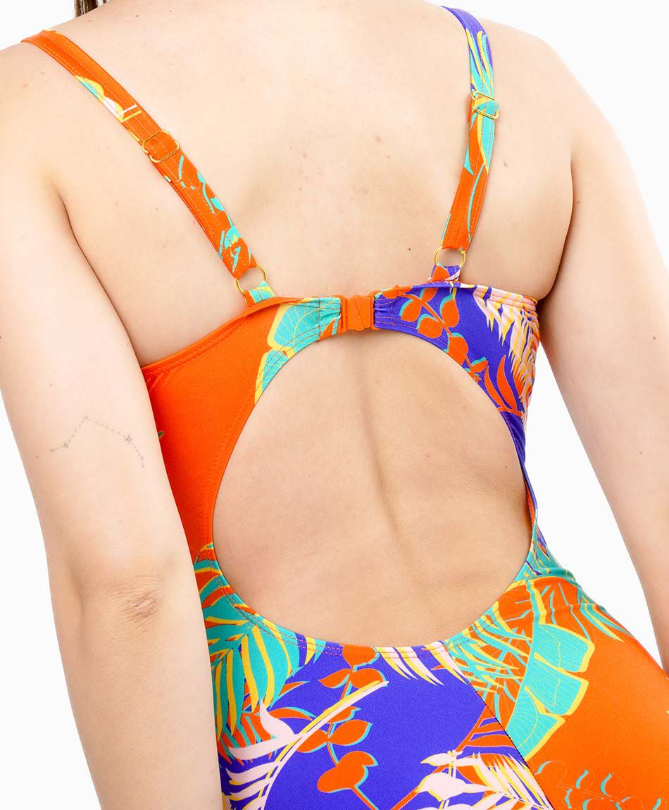 Traje de ba&ntilde;o mujer print mix