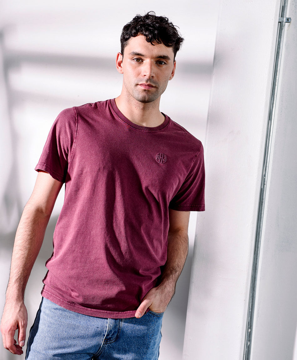 Remera hombre mini print