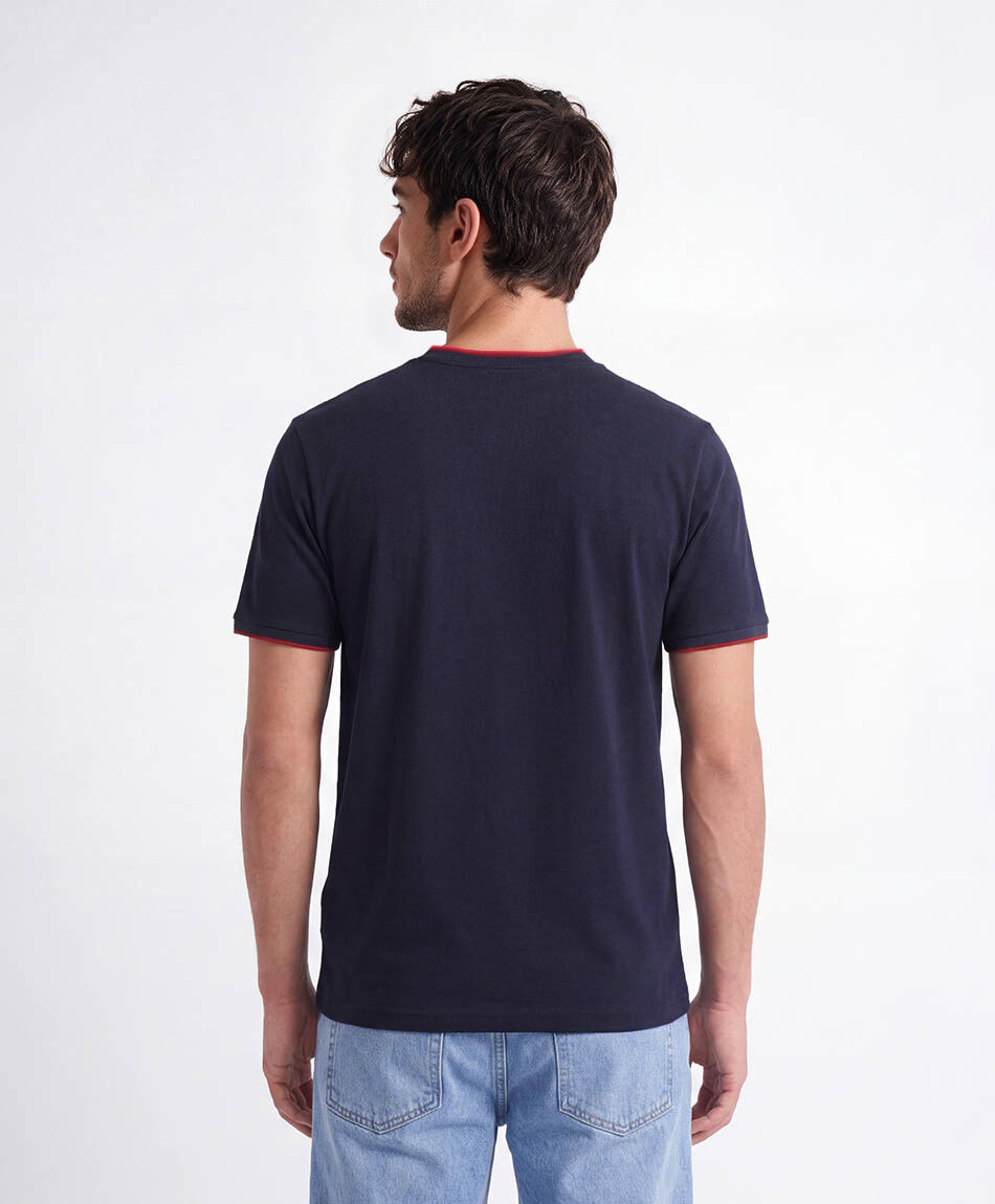 Remera hombre contraste