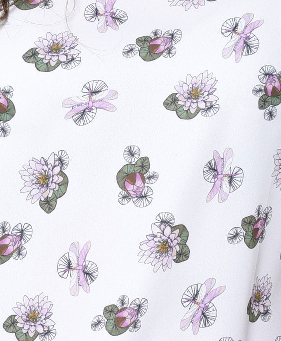 Polera estampada mixta