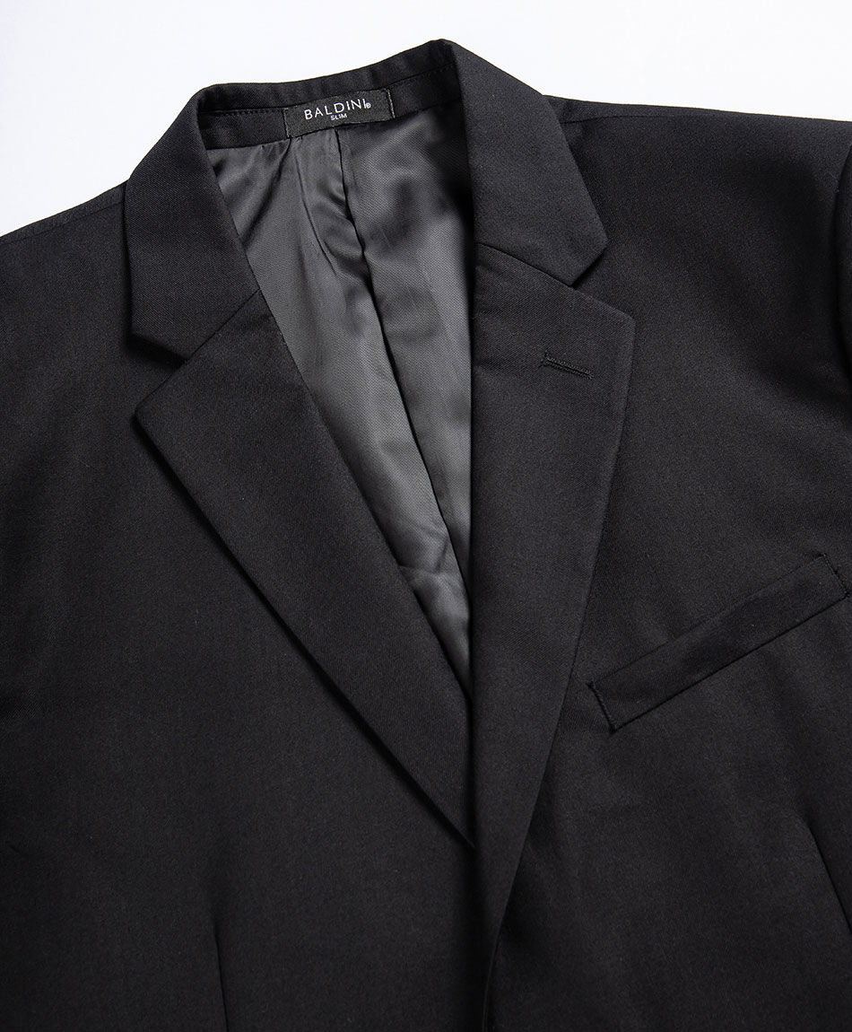 Chaqueta de vestir hombre negra