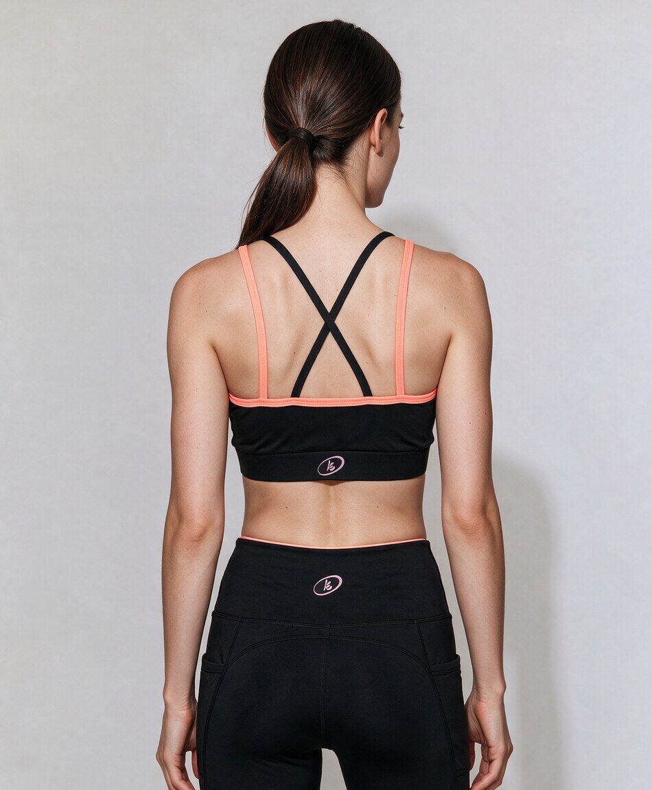 Pero deportivo mujer malla bicolor