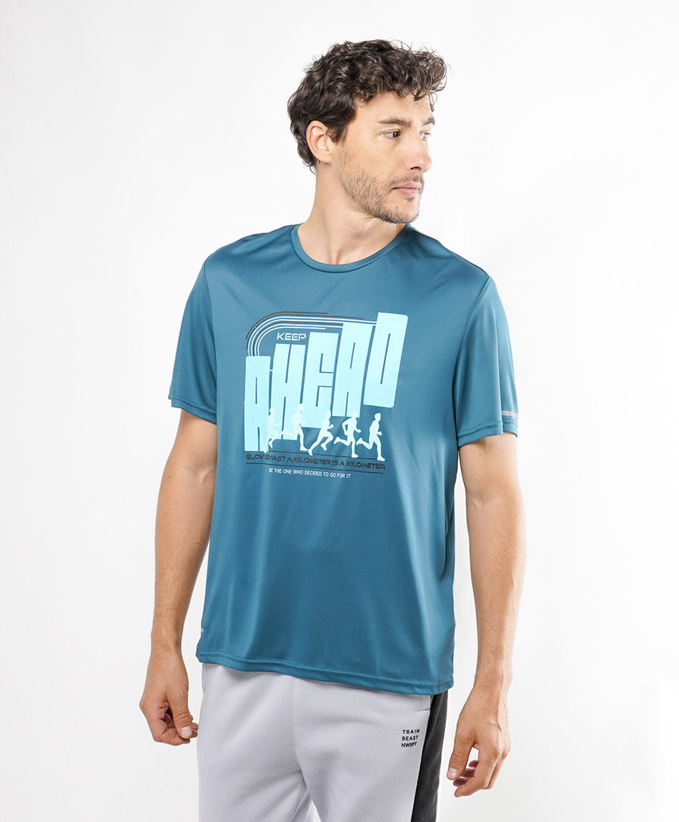Remera deportiva hombre run